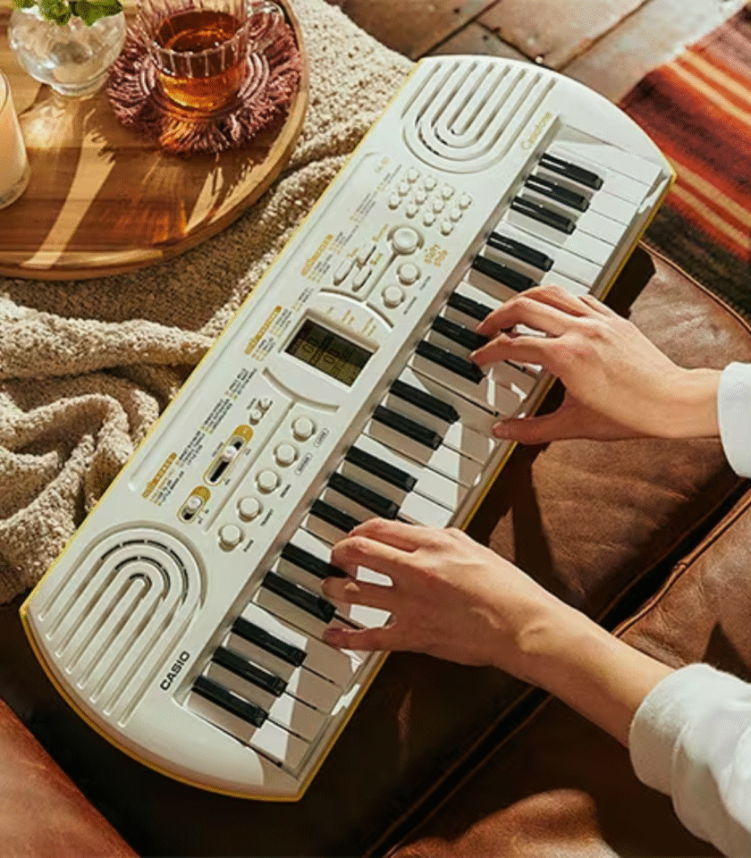 CASIO Mini Clavier Arrangeur SA-80 Blanc 44 touches – Image 4