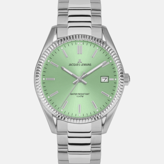 Montre Homme Jacques Lemans Derby - 50-4F - Bracelet en Acier Inoxydable - Affichage analogique  - Résistant à l'eau