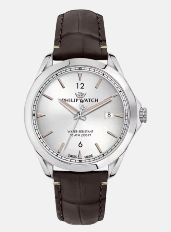 COLLECTION BLAZE MONTRE PHILIP WATCH BLAZE - R8251165007 - Bracelet en Cuir marron - Affichage analogique - Résistant à l'eau