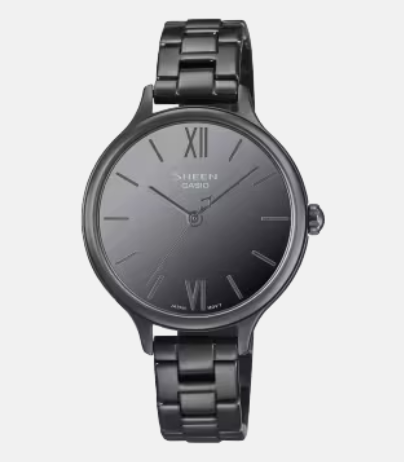 Montre Femme Casio Sheen - SHE-4560BD-1AUDF - Bracelet en Acier Inoxydable noir - Affichage analogique - Résistant à l'eau - Verre Saphir