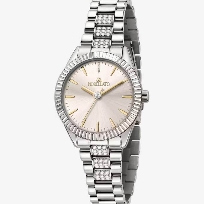Montre Femme Morellato – R0153165531 – Bracelet en Métal – Affichage Analogique – Résistante à l’Eau 3 ATM