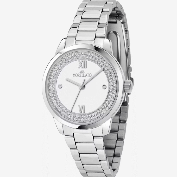 Montre Femme Morellato – R0153141553 – Collection Ninfa – Bracelet en Acier – Affichage Analogique – Résistante à l’Eau 3 ATM