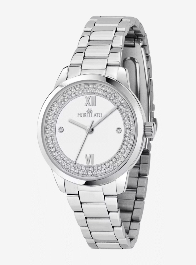 Montre Femme Morellato – R0153141553 – Collection Ninfa – Bracelet en Acier – Affichage Analogique – Résistante à l’Eau 3 ATM