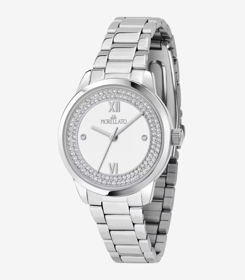 Montre Femme Morellato – R0153141553 – Collection Ninfa – Bracelet en Acier – Affichage Analogique – Résistante à l’Eau 3 ATM