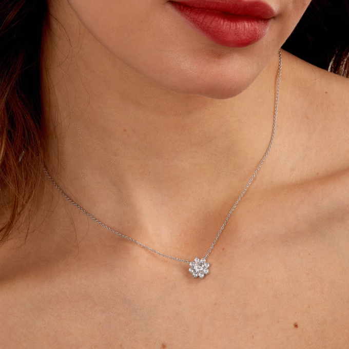 Bijou Femme Morellato SAIW184 - Collier Chic et Durable - Élégance en Argent Recyclé