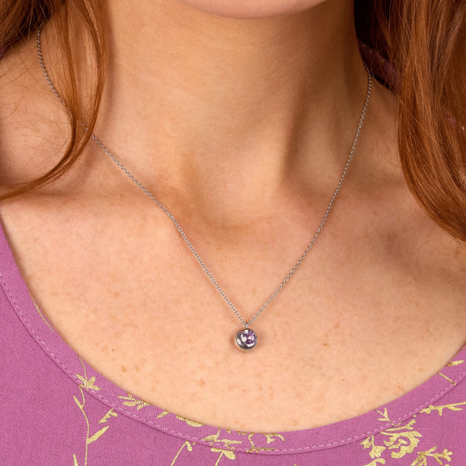 Collier Morellato - Élégance en Argent Recyclé avec Améthyste - SAXN07