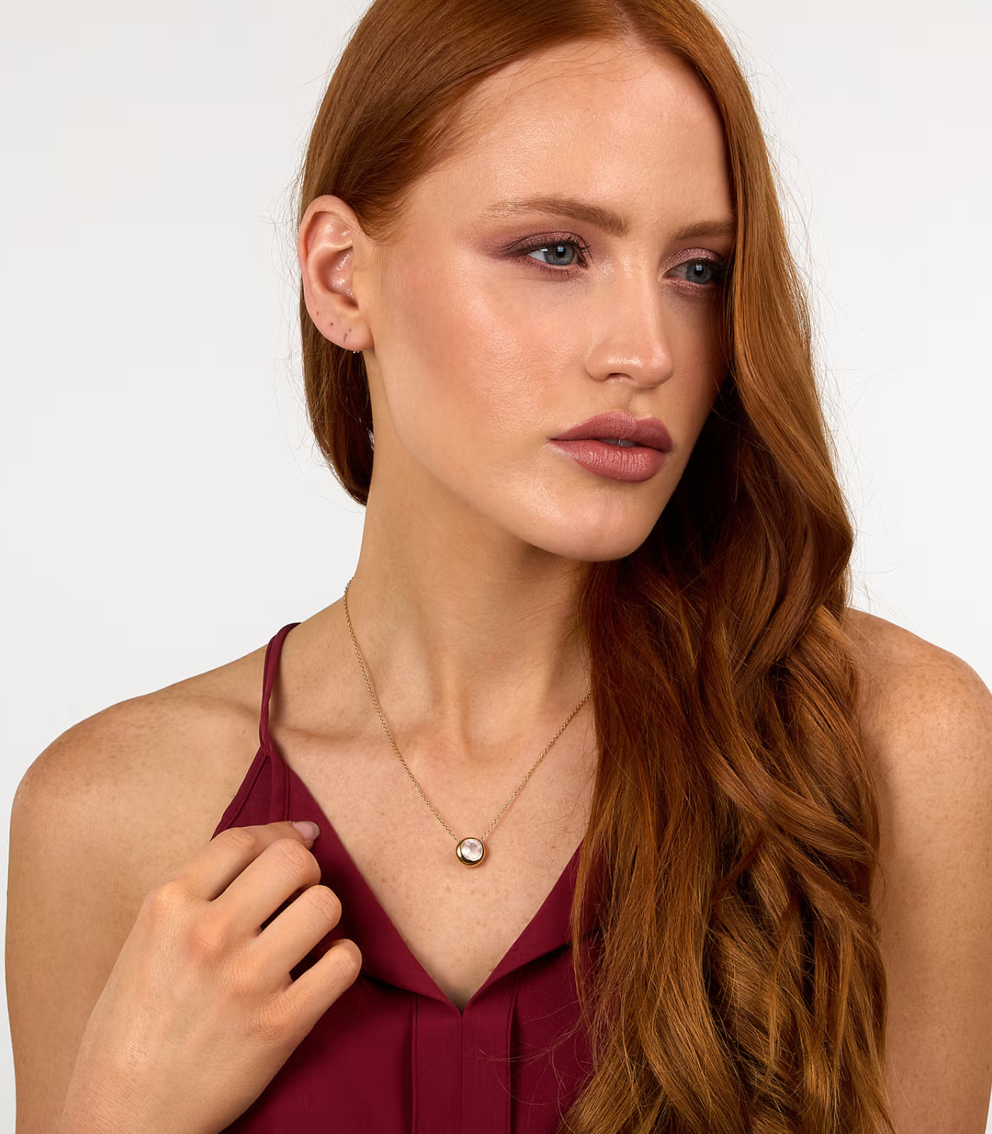 Morellato SAXN04 - Collier Précieux en Argent Recyclé et Pierre Quartz Rosa pour Femme – Image 3
