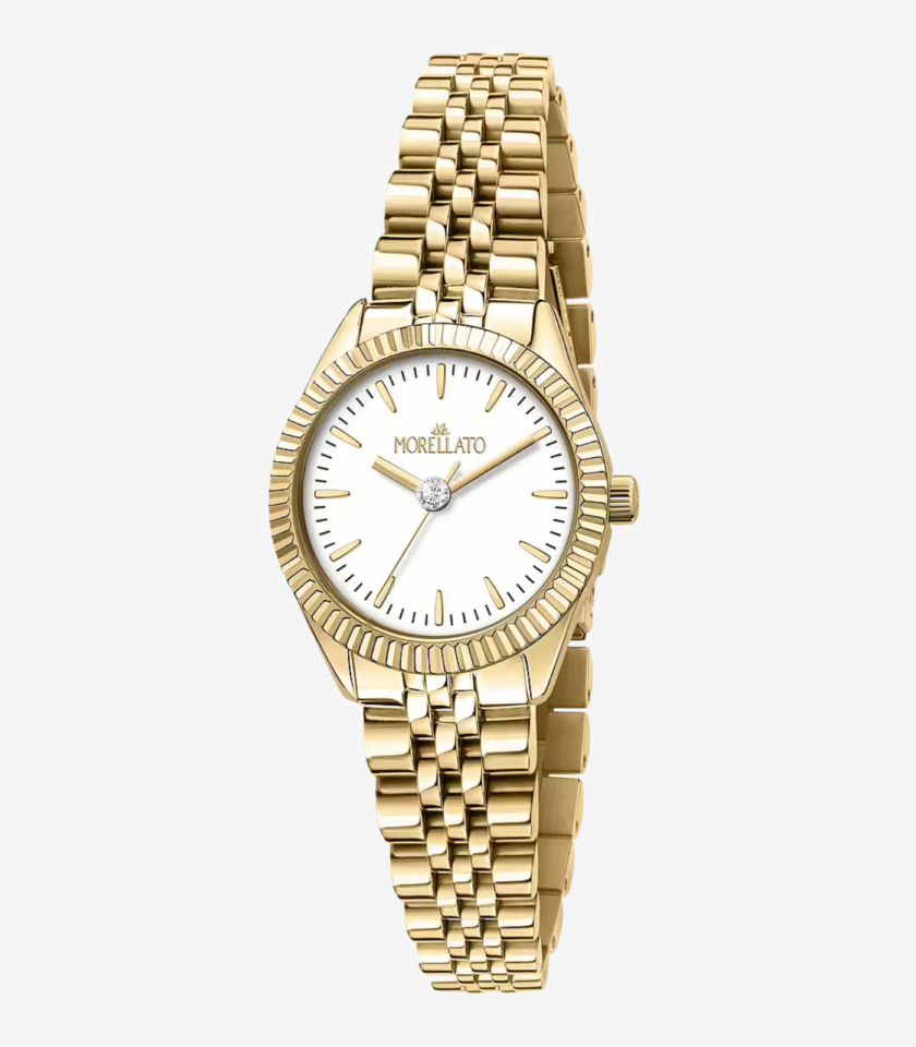 Montre Femme Morellato Magia – R0153165518 – Boîtier Acier 28 mm – Cadran Blanc – Bracelet Métal Argenté – Mouvement Quartz – Résistante à l'Eau 3 ATM – Garantie 2 Ans