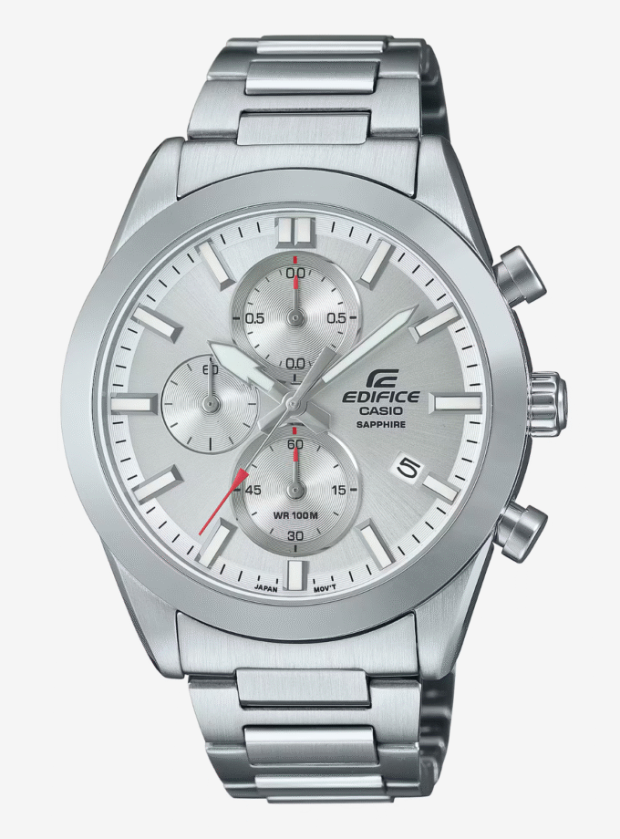 Montre Casio Edifice EFB-710D-7AVUDF - Élégance Sportive avec Chronographe et Résistance à l'Eau de 100 Mètres - Verre Saphir