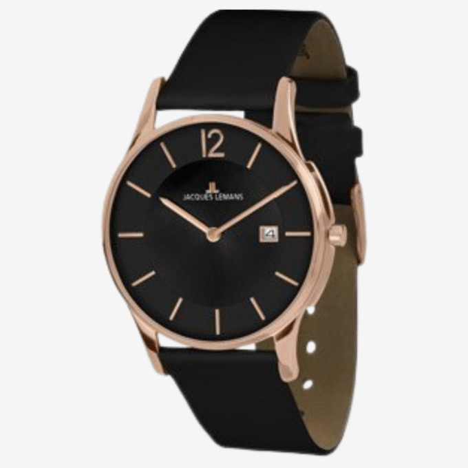 Montre Jacques Lemans 1-1850G - Design Dynamique et Résistance à l'Eau de 100 Mètres