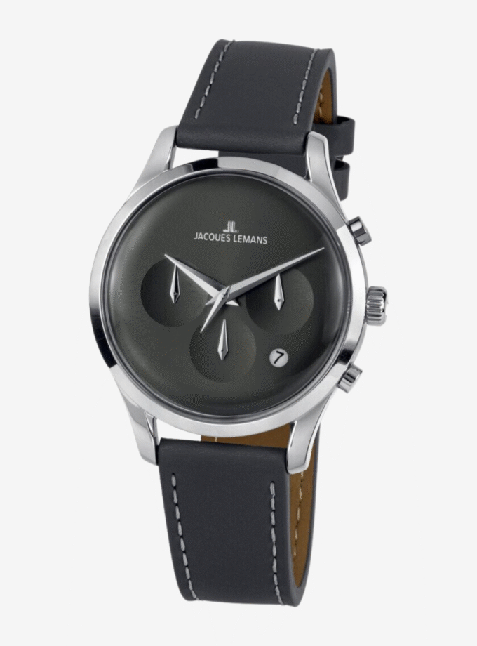 Jacques Lemans Retro Classic 1-2067 - Montre Quartz avec Chronographe et Étanchéité de 5 Bars
