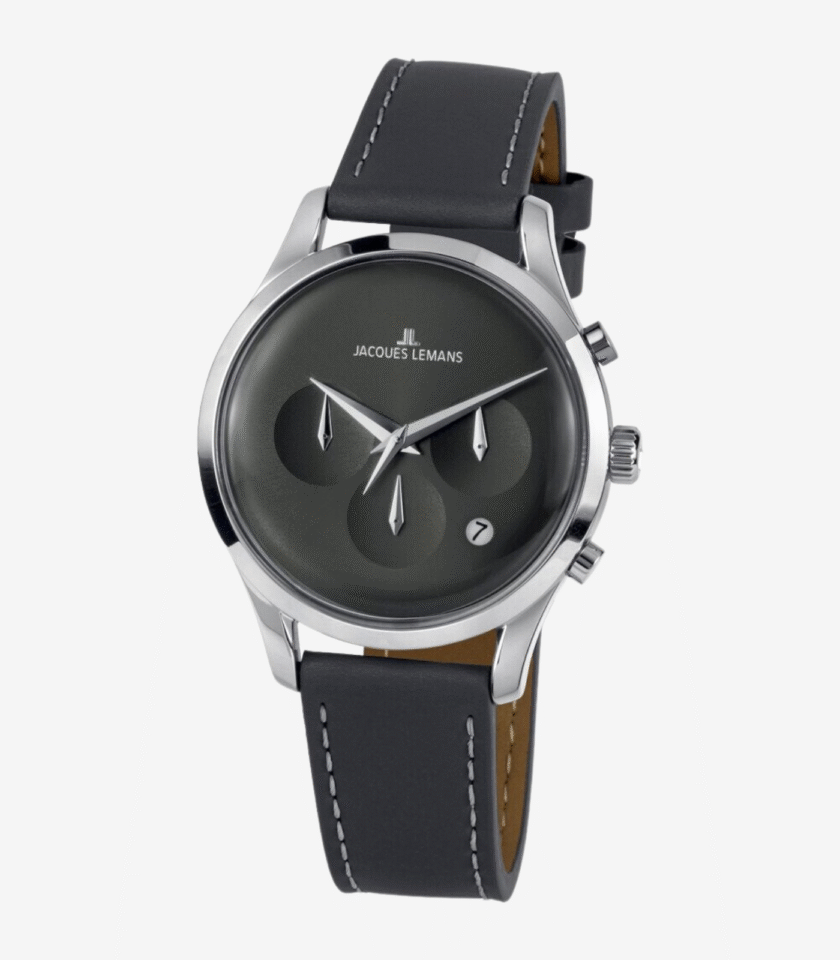 Jacques Lemans Retro Classic 1-2067 - Montre Quartz avec Chronographe et Étanchéité de 5 Bars