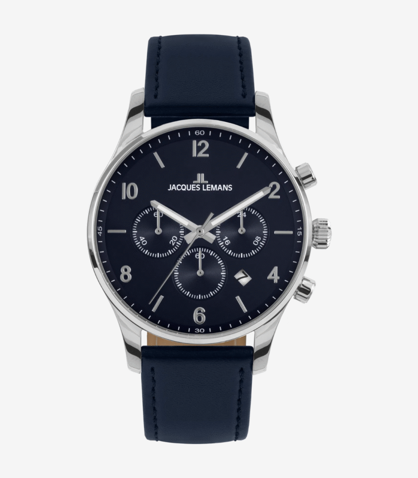 Montre Jacques Lemans 1-2126C - Élégance et Fonctionnalité avec Cadran Bleu