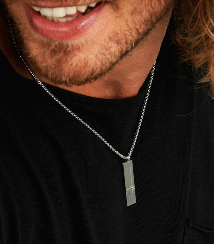 Collier Homme SECTOR SZS99 – Bijoux tendance, acier inoxydable, design moderne, finition argentée – Boutique Aïwatch