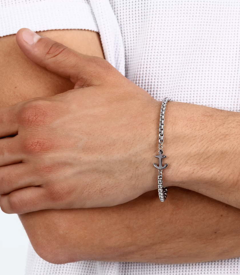 Bracelet Sector Marine SAGJ29 - Style Raffiné pour Homme avec Symbole Encore - Garantie 2 Ans