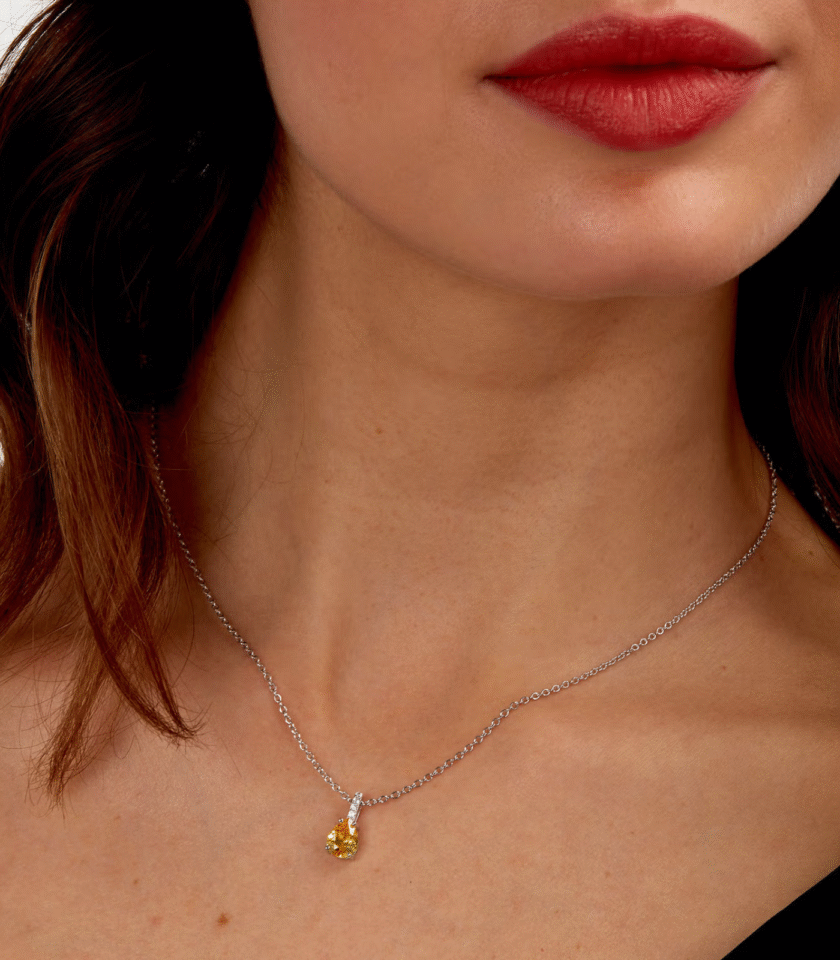 Morellato SAIW194 - Collier en Argent 925% Recyclé avec Pierre Zircon - Design Raffiné pour Femme