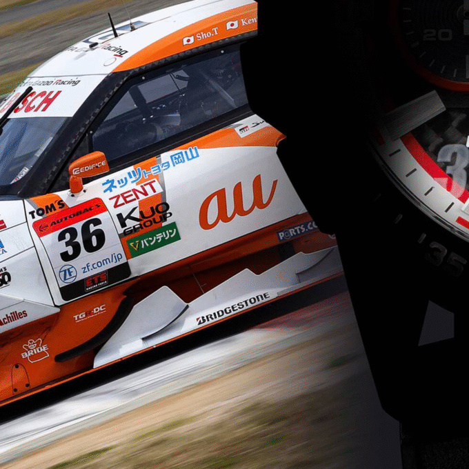 Casio Edifice x Montre Tom's Toyota EFS-S641TMS-1ADR - Motorsports en édition limitée - Cuir véritable - Solaire