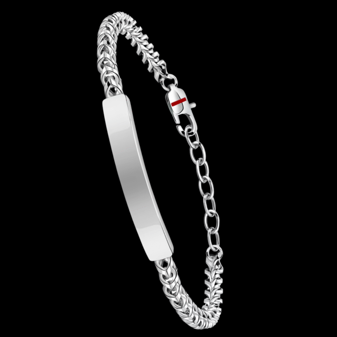 Bracelet Bijoux - SECTOR - Luxe, Élégance, Design Unique, Haute Qualité - Métal Précieux - Argenté - Référence SZS105-BJxB