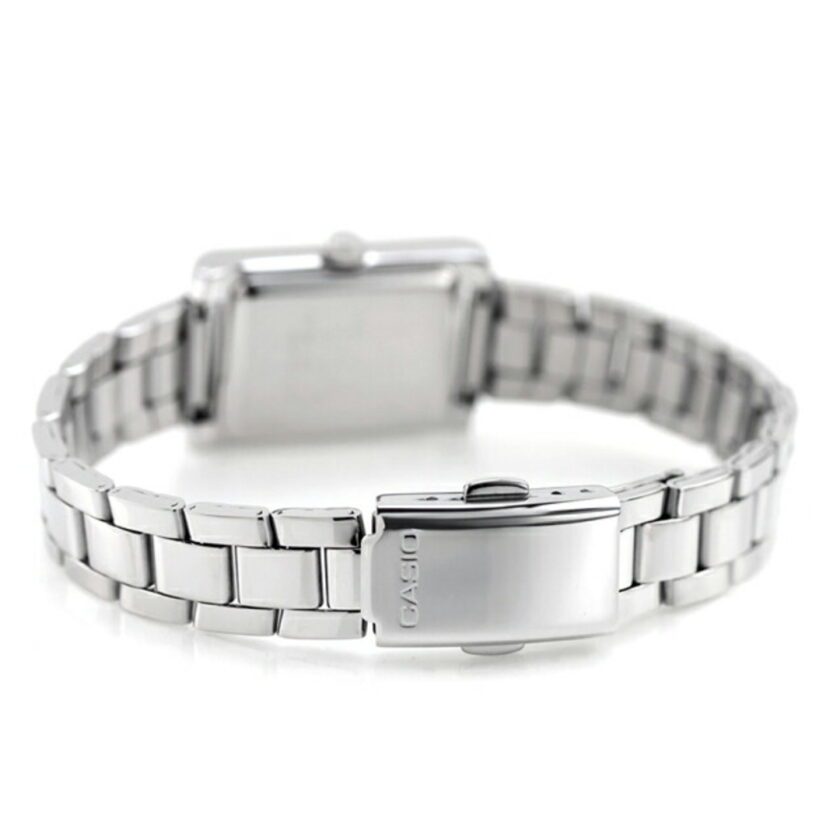montre classique femme design Élégant, bracelet acier inoxydable, mouvement quartz, Étanche 50m acier rose référence ltp 1234dd 4adf
