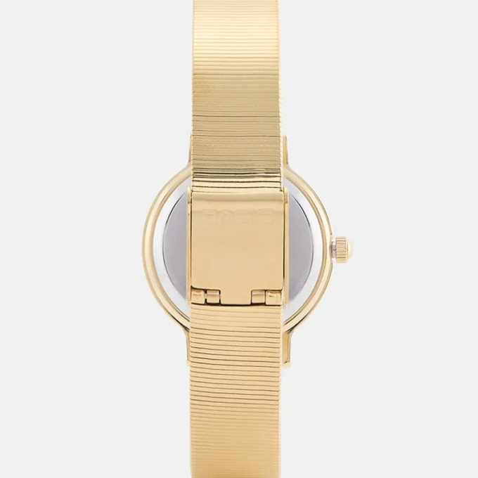 Montre femme Casio LTP-B170G-9BVDF – Acier inoxydable, plaqué or ionique, étanche 50m, bracelet réglable, verre minéral