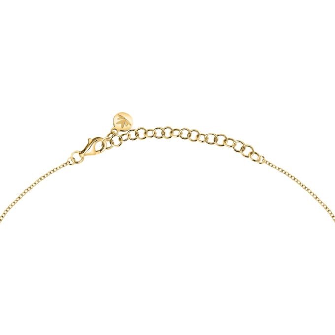 Collier Bijoux Femme - Morellato - Élégant, Design Unique, Finition Premium, Réglable - Métal Doré - Référence SAXN02