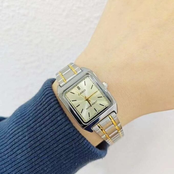 CASIO LTP-V007SG-9EUDF Montre Pour Femmes - Argent/DoRé