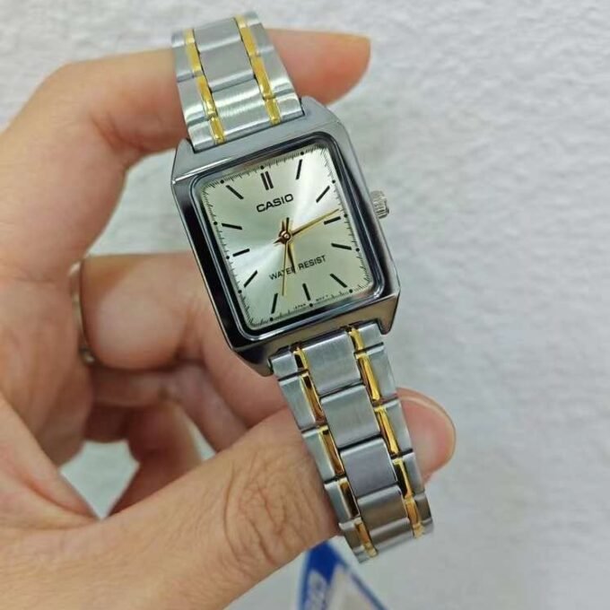 CASIO LTP-V007SG-9EUDF Montre Pour Femmes - Argent/DoRé