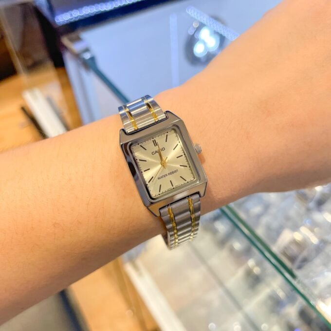 CASIO LTP-V007SG-9EUDF Montre Pour Femmes - Argent/DoRé