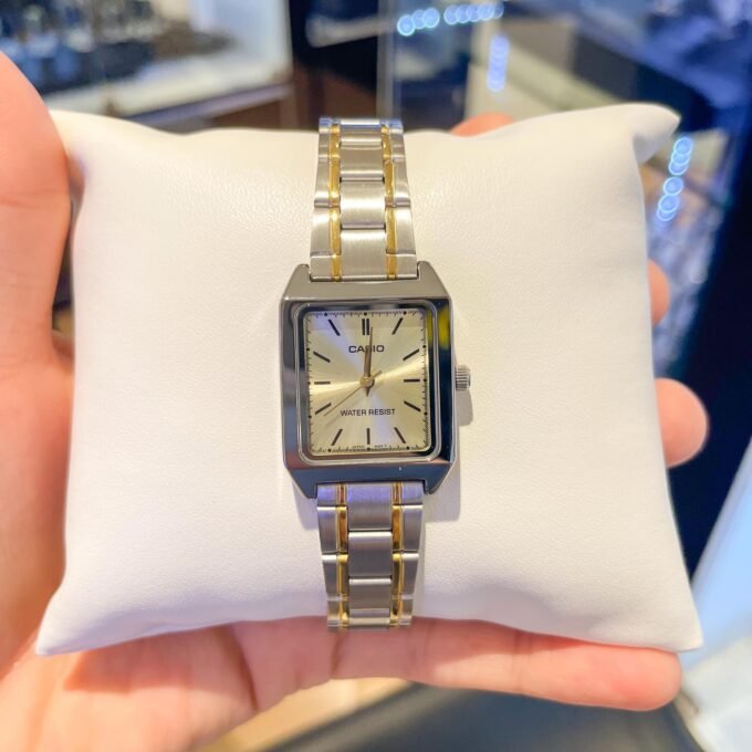 CASIO LTP-V007SG-9EUDF Montre Pour Femmes - Argent/DoRé