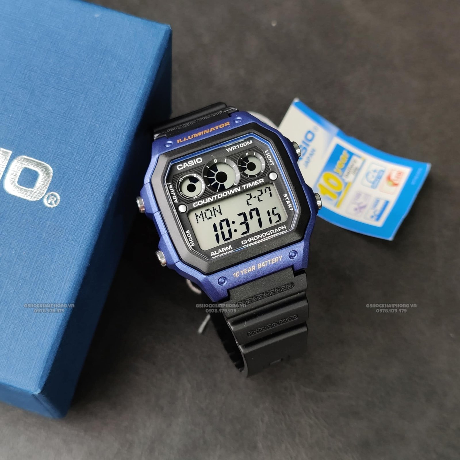 montre-casio-homme-ae-1300wh-2avdf-bracelet-noir-en-resine-resistante-a-leau-12-mois-de-garantie-ae-1300wh-2avdf