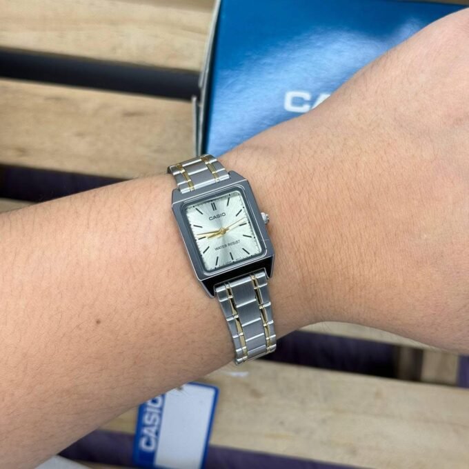 CASIO LTP-V007SG-9EUDF Montre Pour Femmes - Argent/DoRé