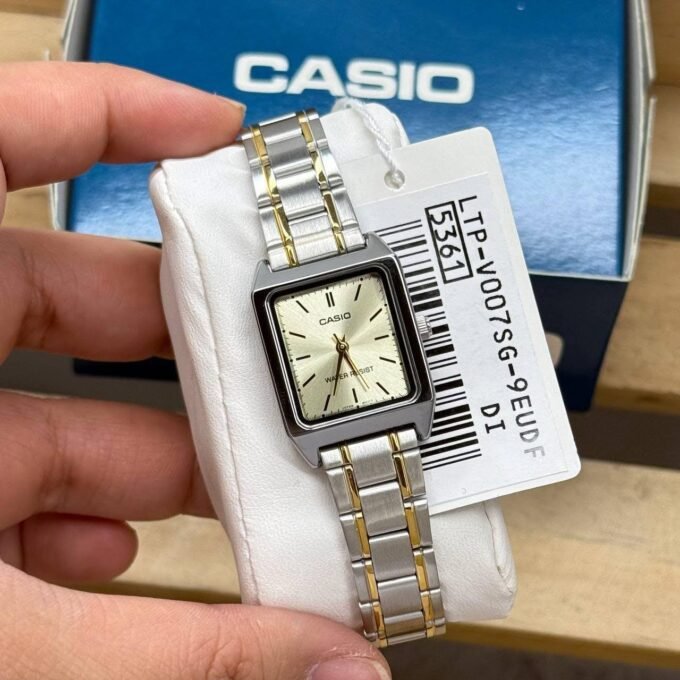 CASIO LTP-V007SG-9EUDF Montre Pour Femmes - Argent/DoRé