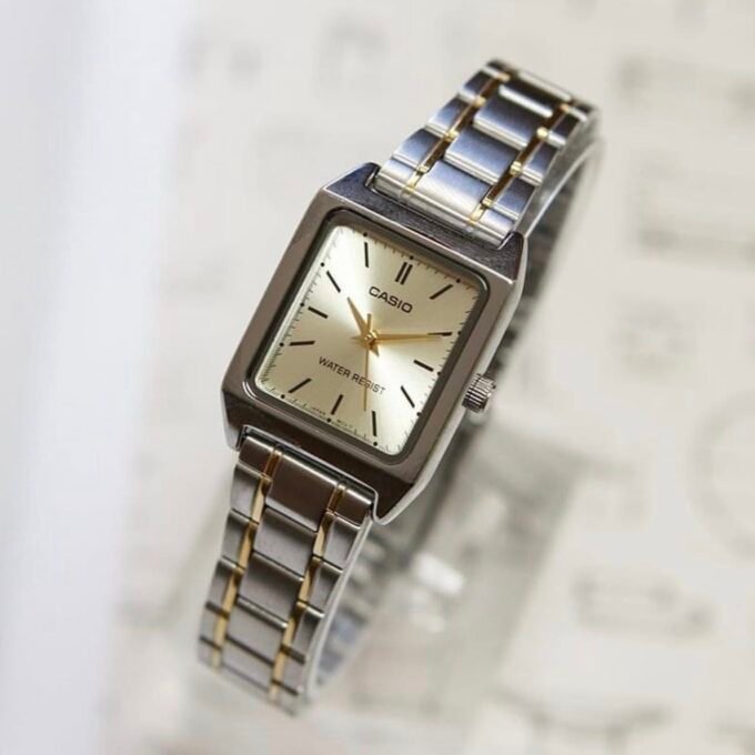 CASIO LTP-V007SG-9EUDF Montre Pour Femmes - Argent/DoRé