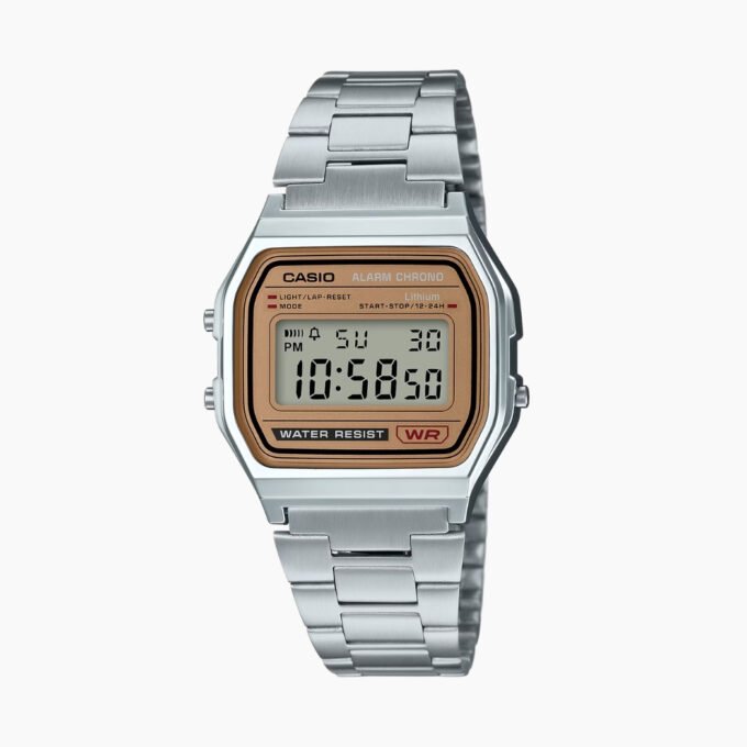 Montre Casio A158WEA-9DF bracelet acier
