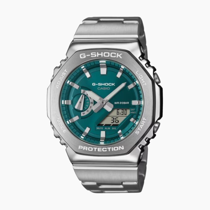 Montre Casio GM-2110D-3A1DR bracelet acier