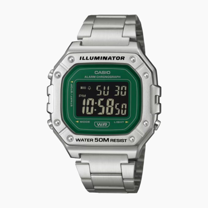 Montre Casio W-218HD-3AVDF bracelet acier