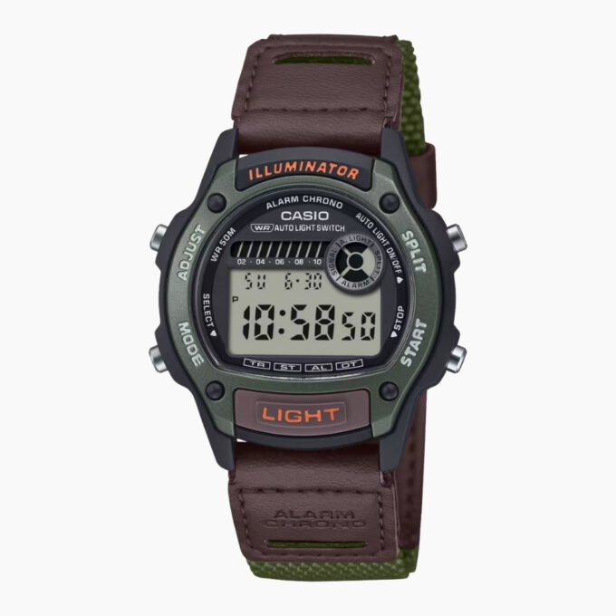 Montre Casio W-220HF-3AVDF bracelet nylon