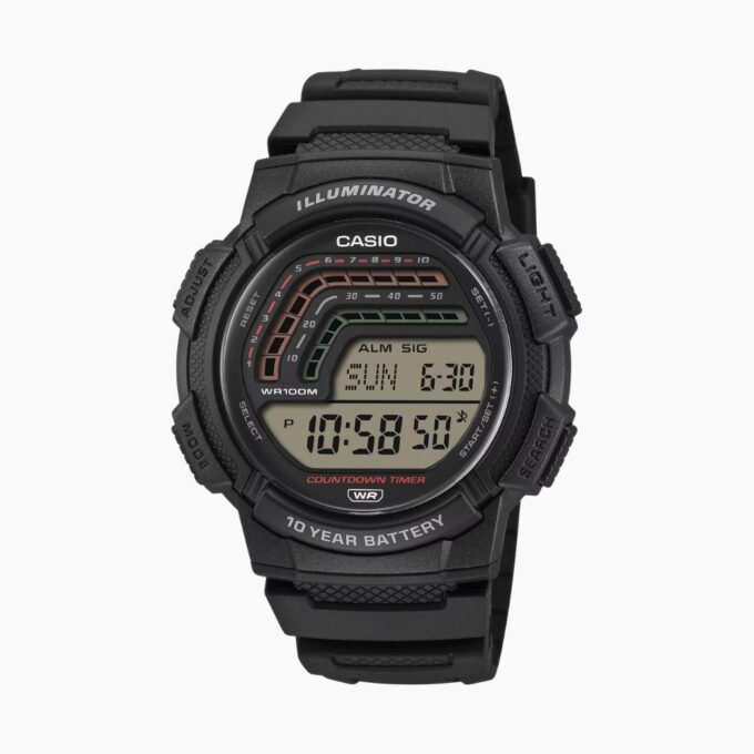 Montre Casio WS-1800-1AVDF bracelet résine