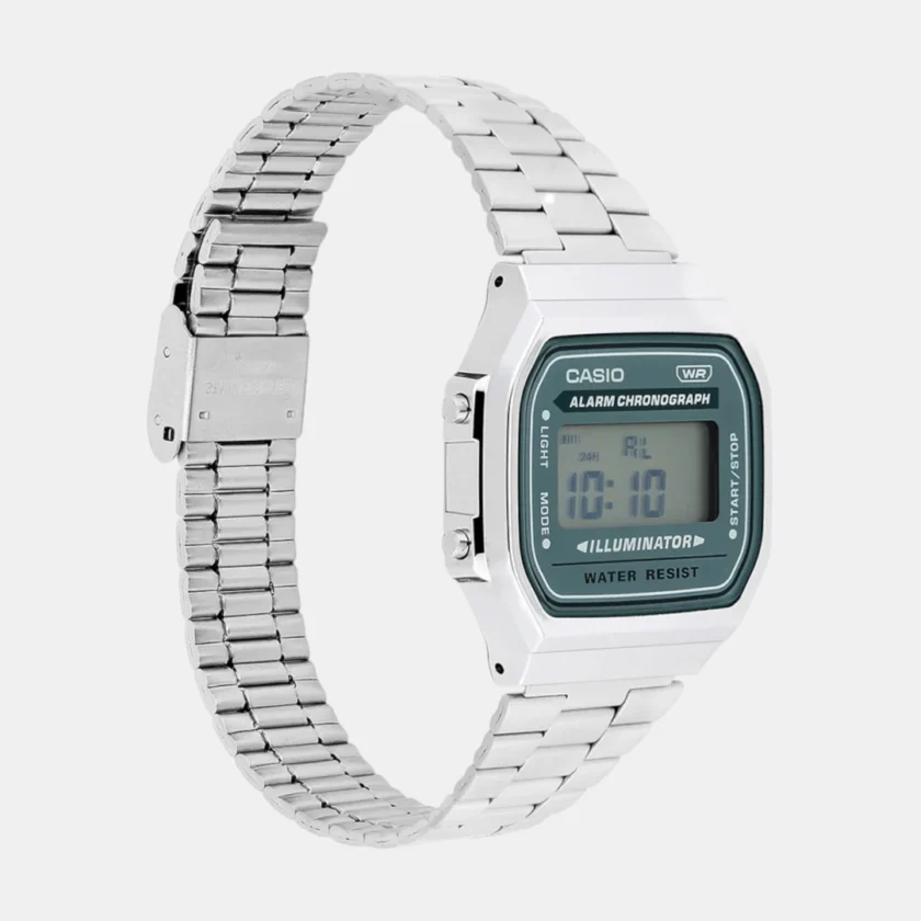 aiwatch_A168WA-3AYDF - Casio Vintage - Numérique - Bracelet en Acier Inoxydable - A168WA-3AYDF