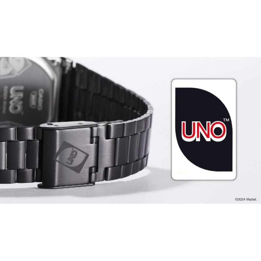 aiwatch_A168WEUC-1ADR - CASIO VINTAGE x UNO, Montre Casio A168WEUC-1ADR - Design Classique et Fonctionnalités Pratiques