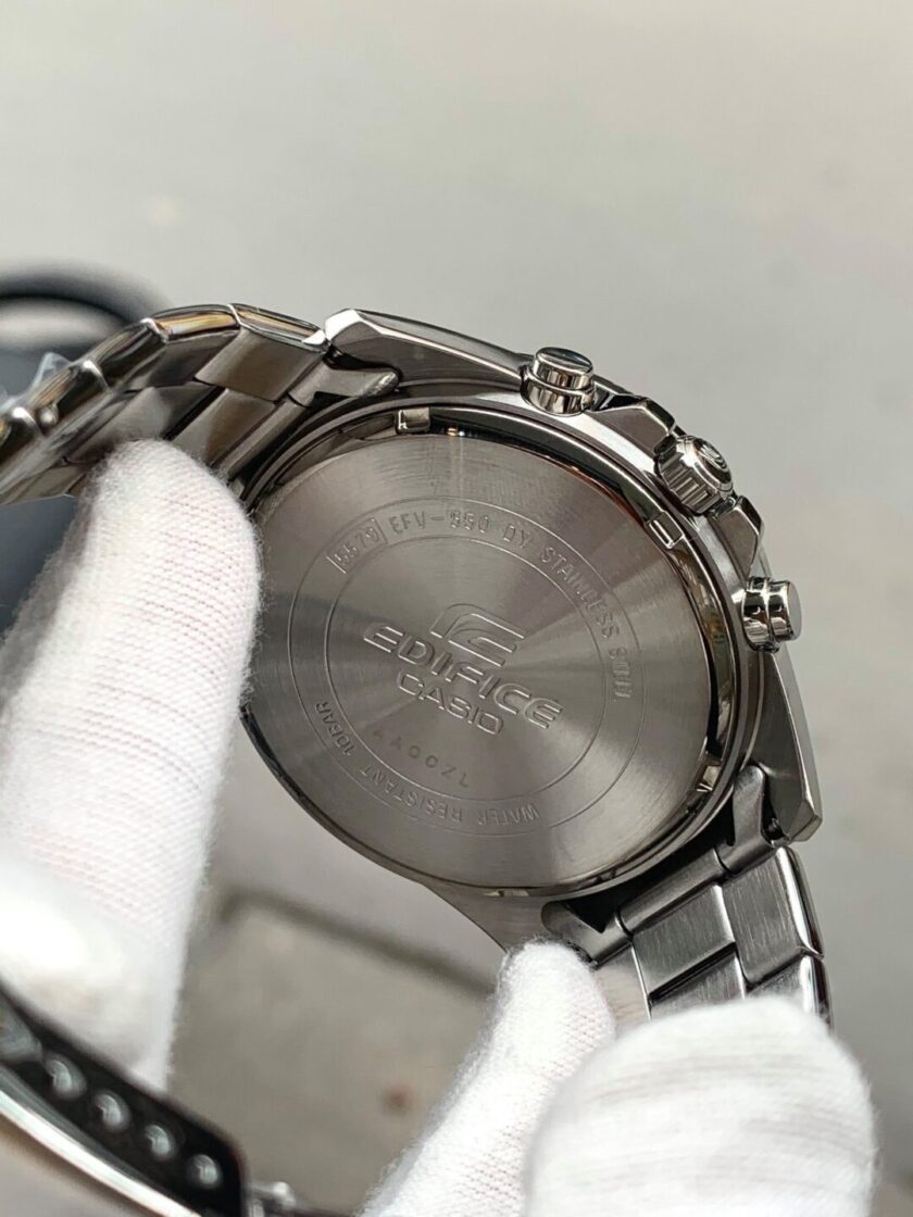 aiwatch_EFV-550D-2AVUDF - Montre Homme Casio Edifice - EFV-550D-2AVUDF - Bracelet Gris en Acier Inoxydable - Resistance à l'eau 10 ATM