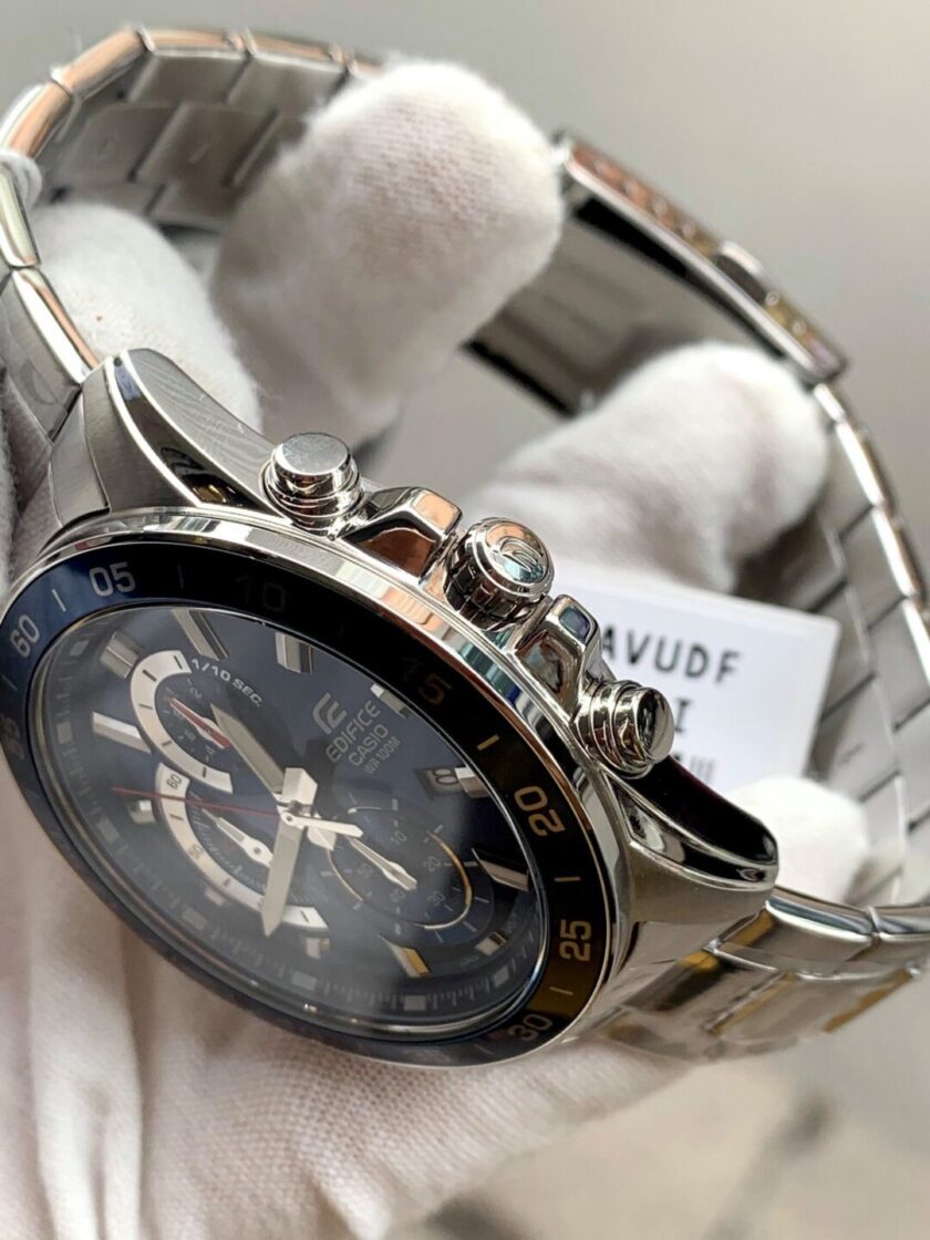 aiwatch_EFV-550D-2AVUDF - Montre Homme Casio Edifice - EFV-550D-2AVUDF - Bracelet Gris en Acier Inoxydable - Resistance à l'eau 10 ATM