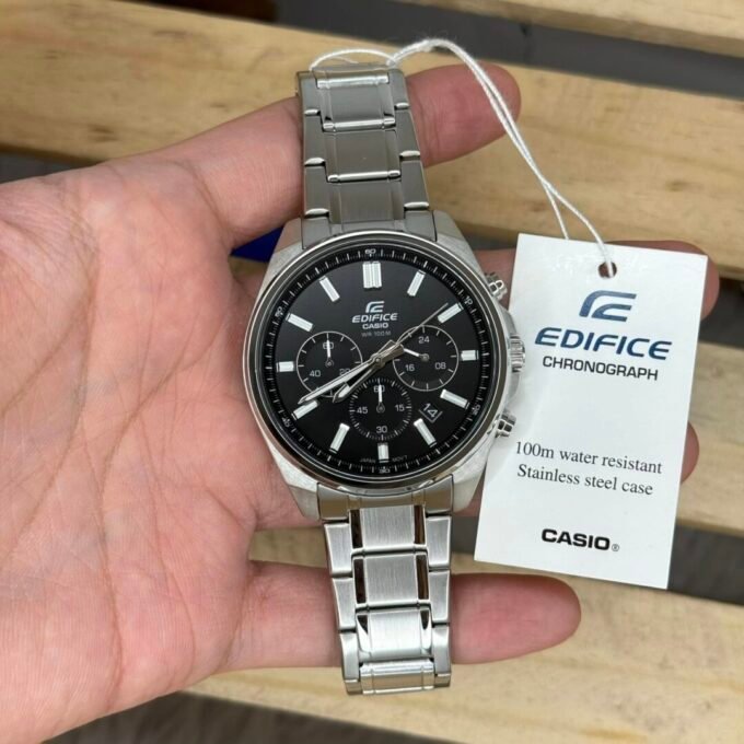 aiwatch_EFV-650D-1AVUDF - Montre Classique - Casio EFV-650D-1AVUDF - Homme - Bracelet Acier Inoxydable, Étanche, Design Élégant - Argent - Référence EFV-650D-1AVUDF