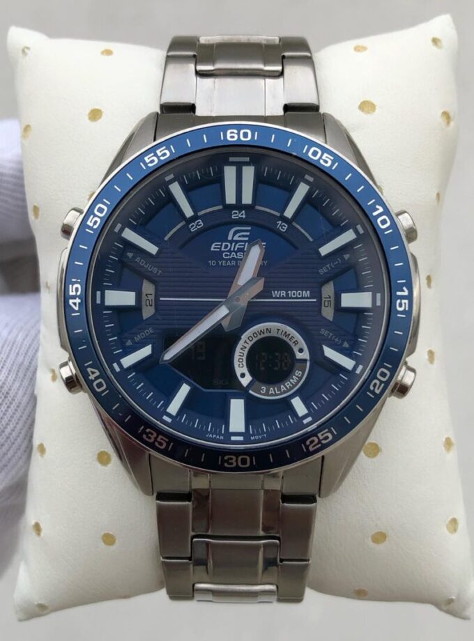 Montre Homme Casio - EFV-C100D-2AVDF - Bracelet en acier inoxydable - Résistant à l'eau