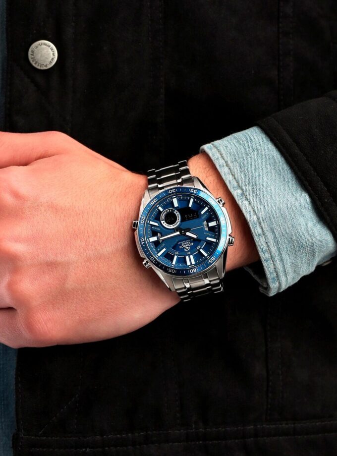 Montre Homme Casio - EFV-C100D-2AVDF - Bracelet en acier inoxydable - Résistant à l'eau