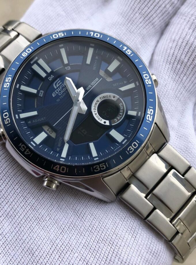 Montre Homme Casio - EFV-C100D-2AVDF - Bracelet en acier inoxydable - Résistant à l'eau