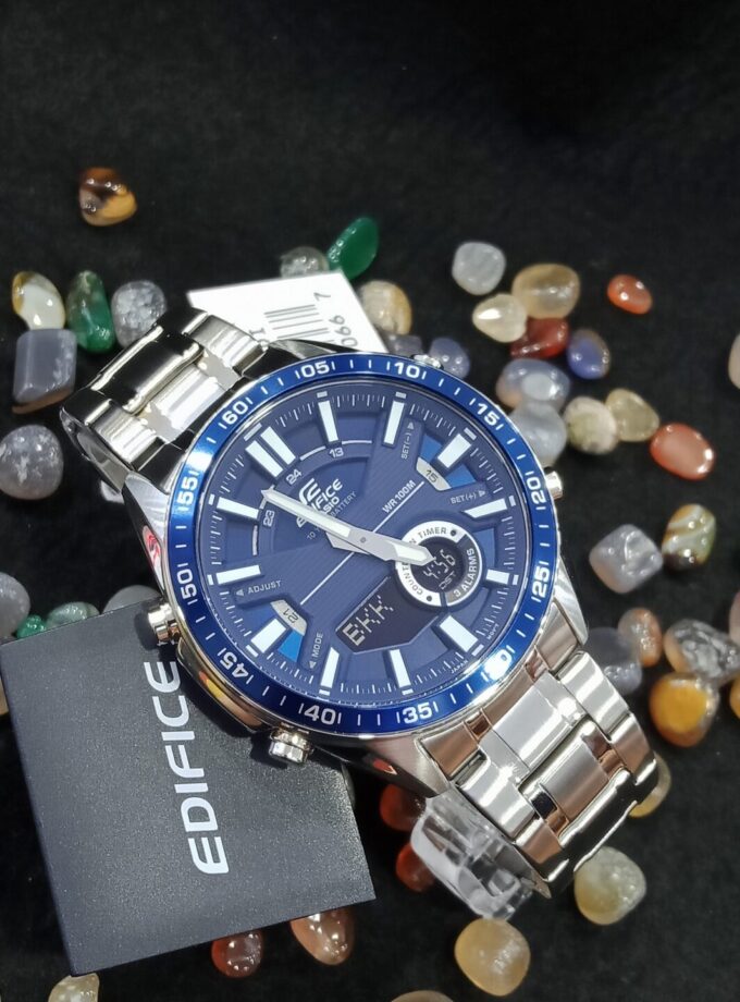 Montre Homme Casio - EFV-C100D-2AVDF - Bracelet en acier inoxydable - Résistant à l'eau