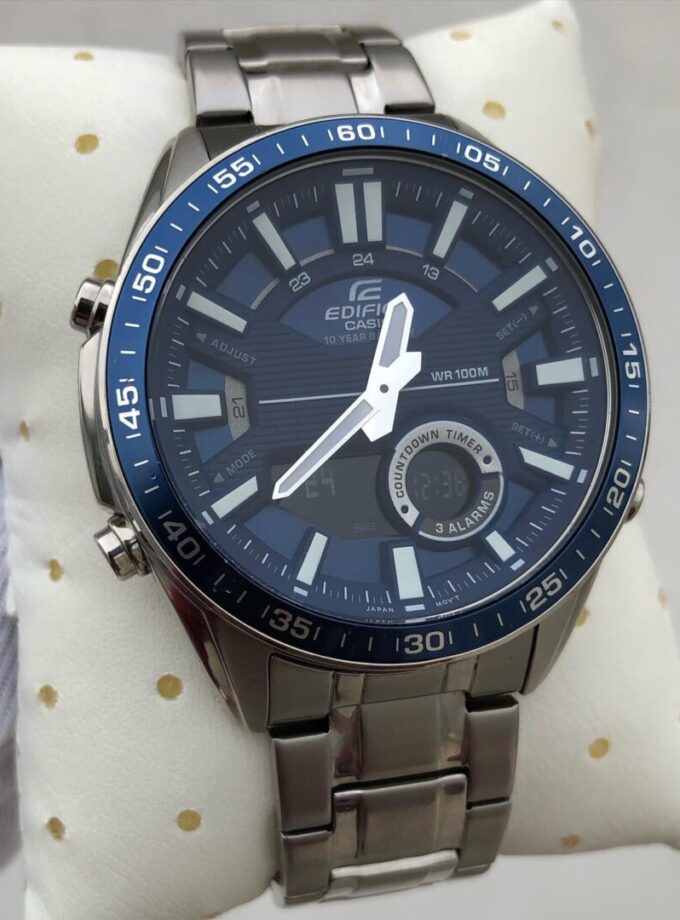 Montre Homme Casio - EFV-C100D-2AVDF - Bracelet en acier inoxydable - Résistant à l'eau