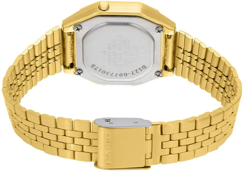 aiwatch_LA680WGA-9BDF - Montre Casio LA680WGA-9BDF - Design Chic avec Éclairage LED et Résistance à l'Eau - Chronomètre et Alarme Quotidienne