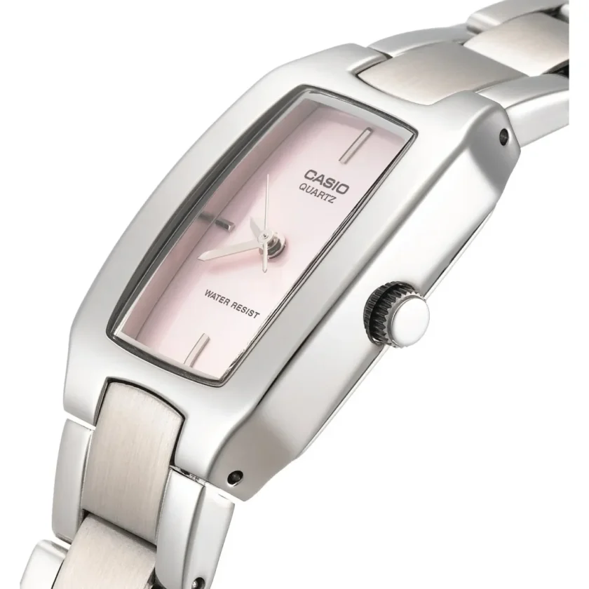 aiwatch_LTP-1165A-4CDF - Montre CASIO Femme - LTP-1165A-4CDF - Bracelet Gris En Acier Inoxydable - Résistante à l'eau - 12 Mois De Garantie